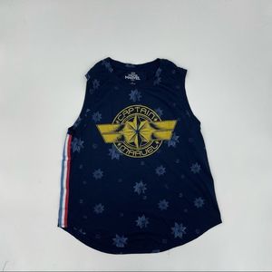 Captain Marvel Women’s Tank Top, Large.